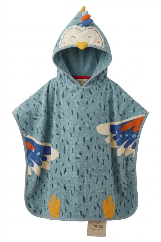 Premium CottonnKids Hooded Poncho Towel –  Two Sizes (Ages 1-6 Years)Soft, Cozy & Everyday Friendly