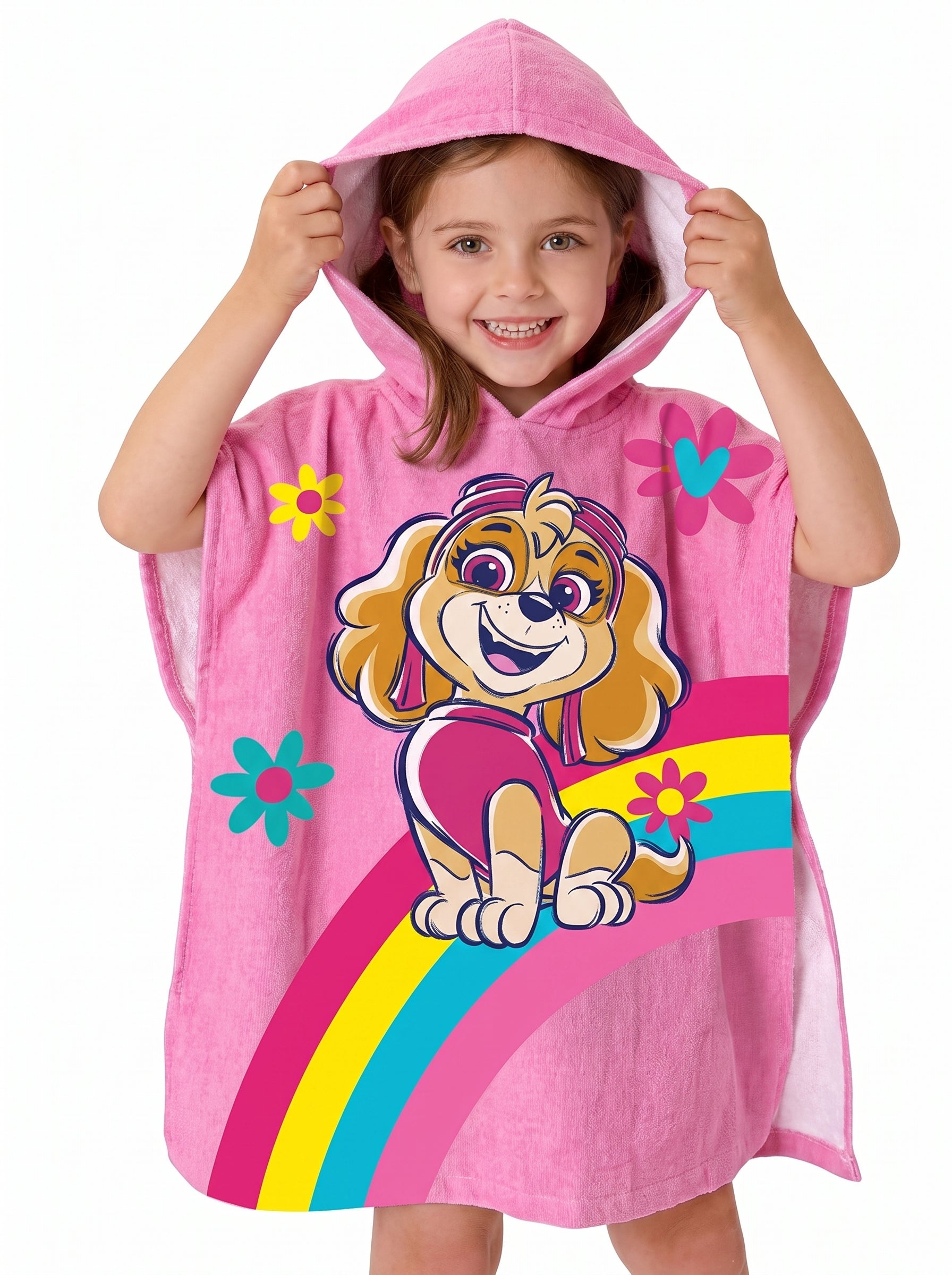 Popular design(kids wrap towel) poncho– Quick Dry & Super Absorbent