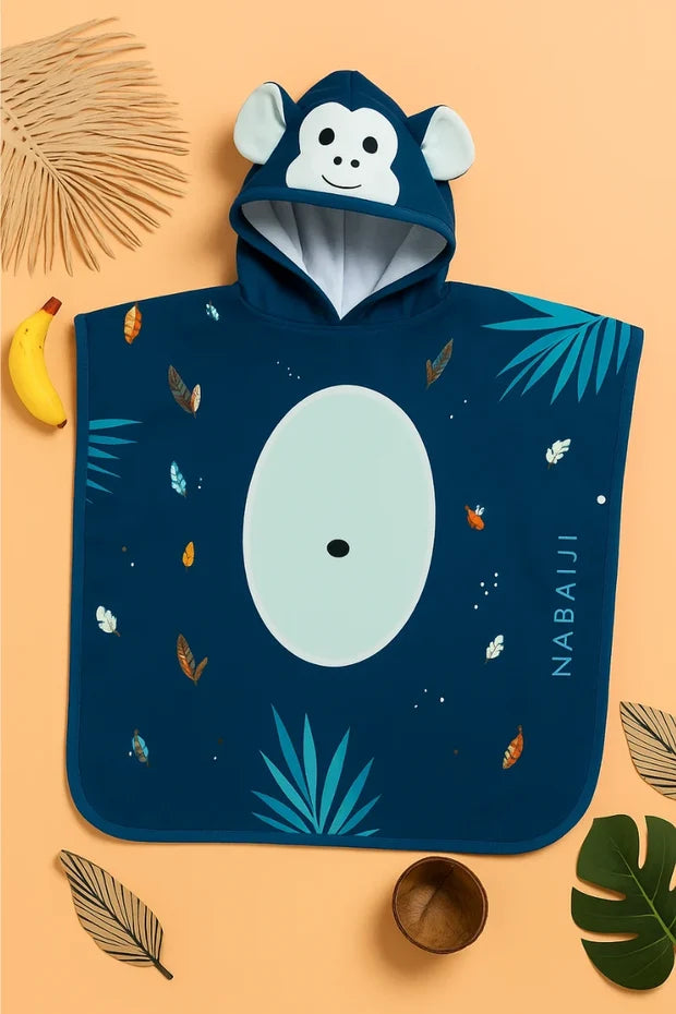 Premium CottonnKids Hooded Poncho Towel –  Two Sizes (Ages 1-6 Years)Soft, Cozy & Everyday Friendly