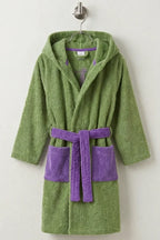 Superhero Hulk Kids Bathrobe – Soft Cotton Velvet for Boys & Girls (Ages 2, 4, 6, & 8)