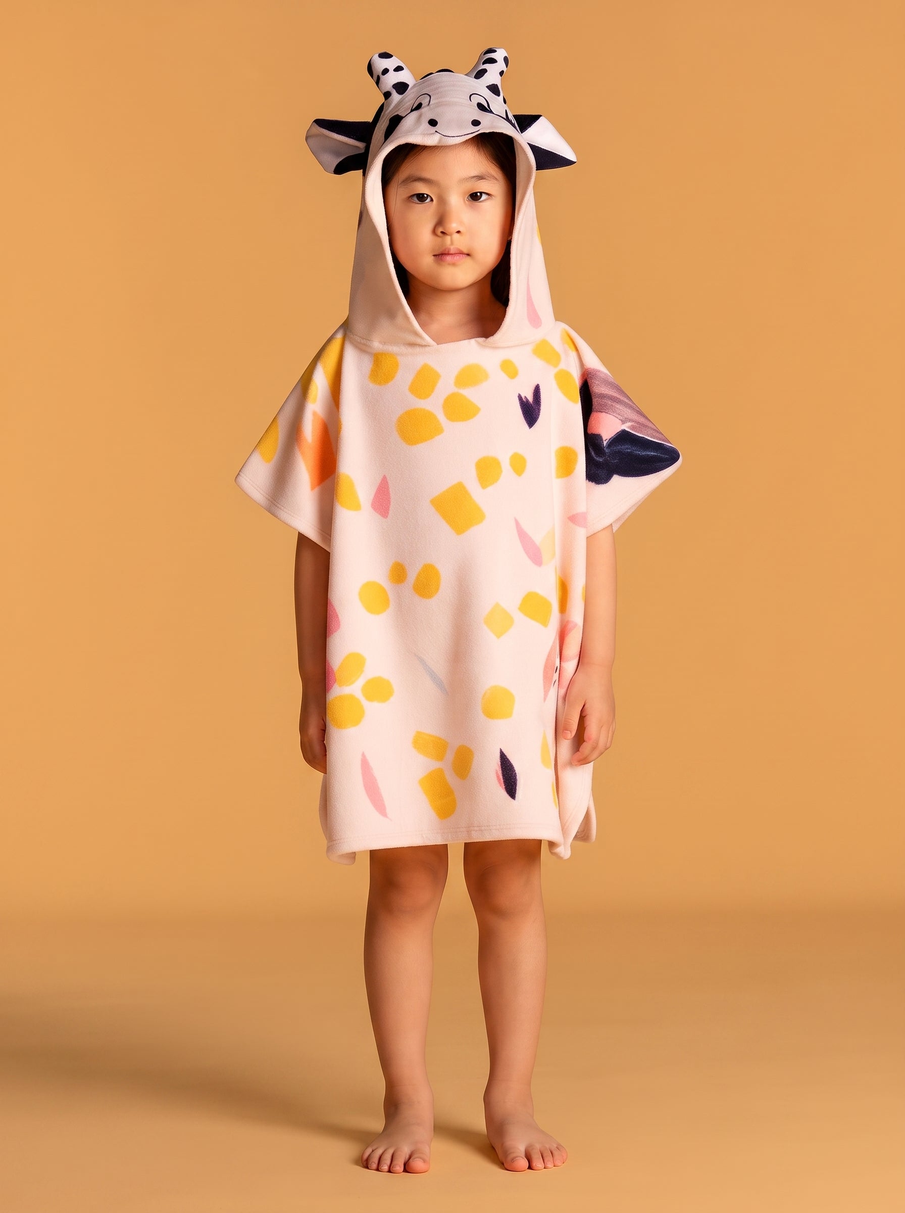 Premium CottonnKids Hooded Poncho Towel –  Two Sizes (Ages 1-6 Years)Soft, Cozy & Everyday Friendly