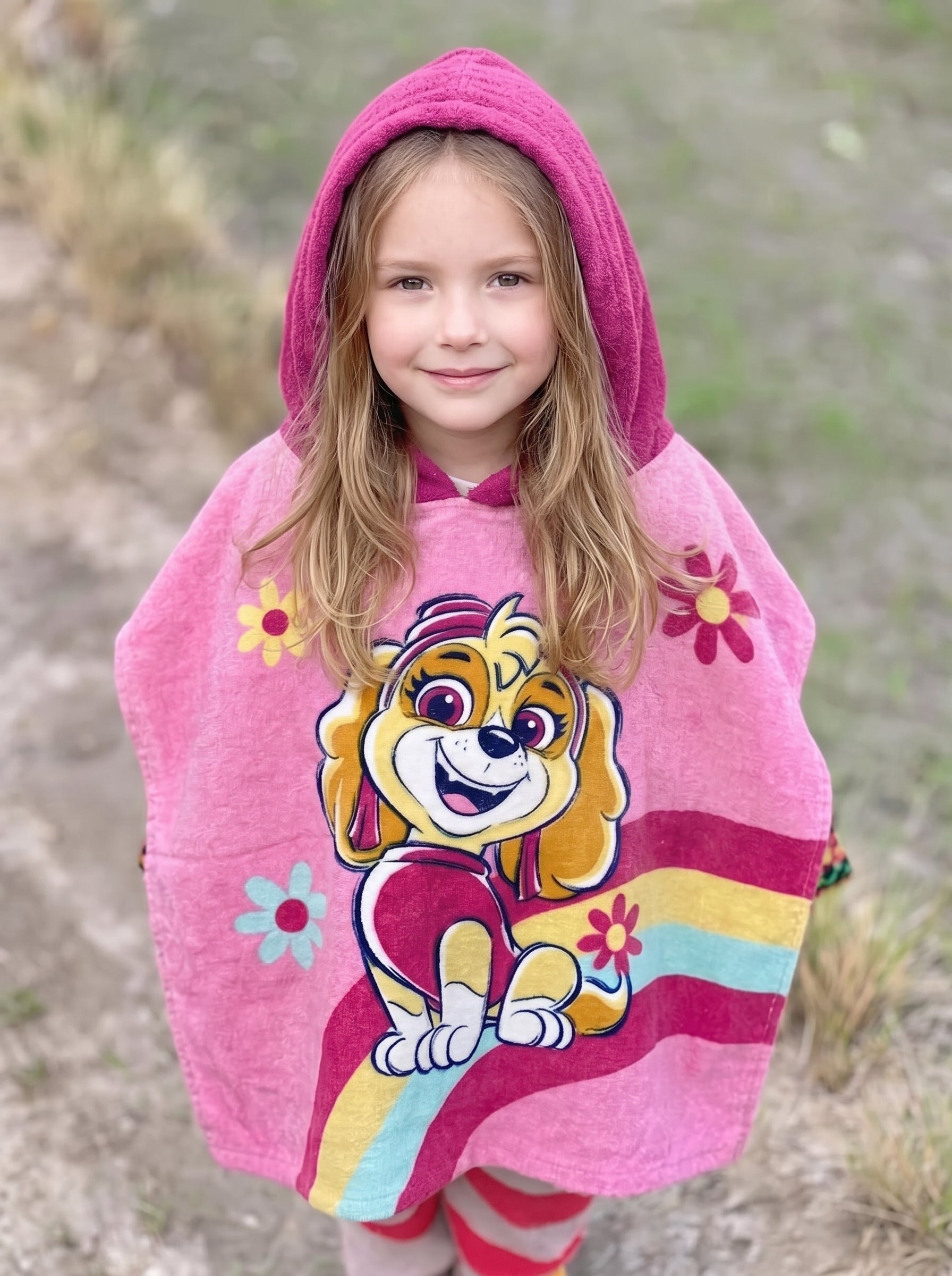 Popular design(kids wrap towel) poncho– Quick Dry & Super Absorbent