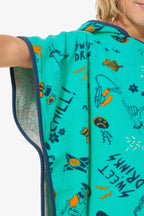 Premium CottonnKids Hooded Poncho Towel –  Two Sizes (Ages 1-6 Years)Soft, Cozy & Everyday Friendly