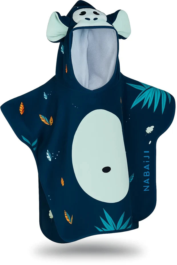 Premium CottonnKids Hooded Poncho Towel –  Two Sizes (Ages 1-6 Years)Soft, Cozy & Everyday Friendly