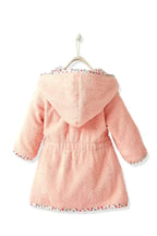 Strawberry Hooded Kids Bathrobe – Pink (Ages 1 to 3 Years)