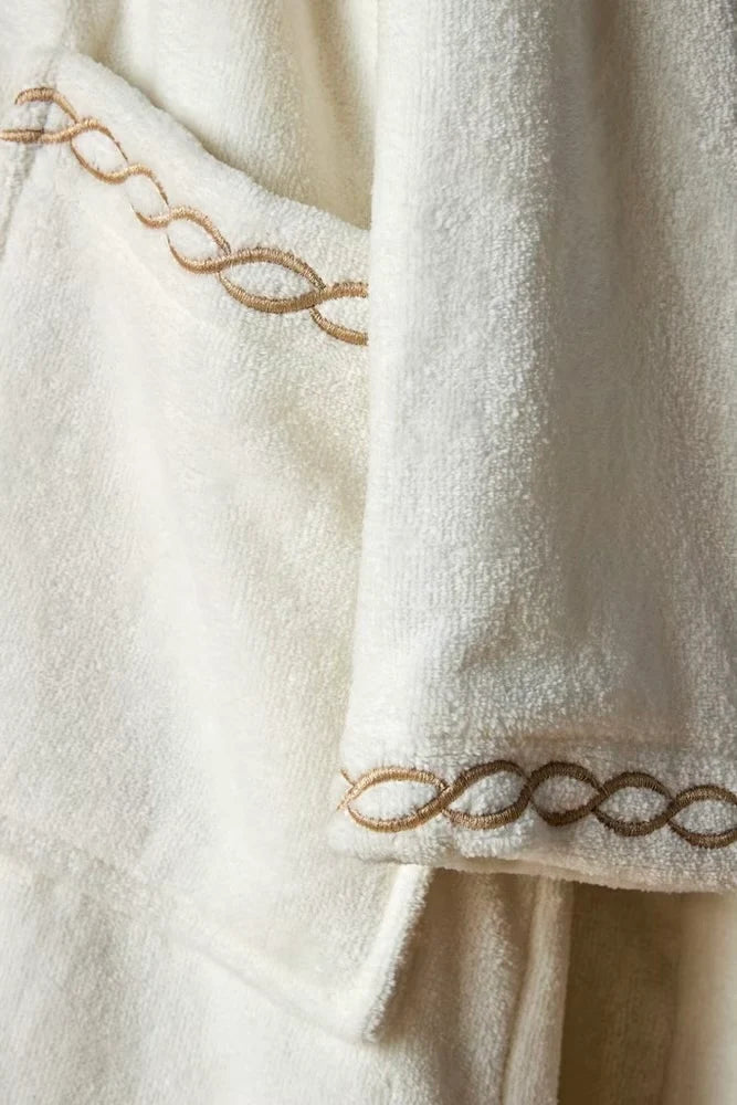 Unisex 500 GSM Velvet Bathrobe Set | Premium Robe & Slippers