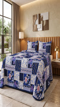 Micro Rich Cotton Double Bed Bedsheet Set – 93x96 | Premium Soft & Elegant Design