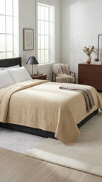 100% Cotton Cellular Thermal Blanket – Single Size (72x90 Inches)