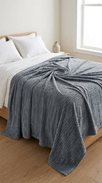 Luxury AC Fleece Blanket – Coral Fleece Double Bed Blanket