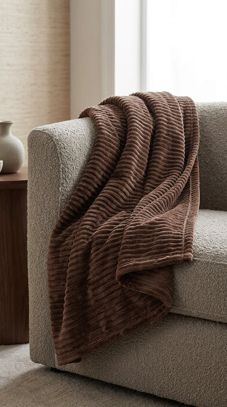 Luxury AC Fleece Blanket – Coral Fleece Double Bed Blanket
