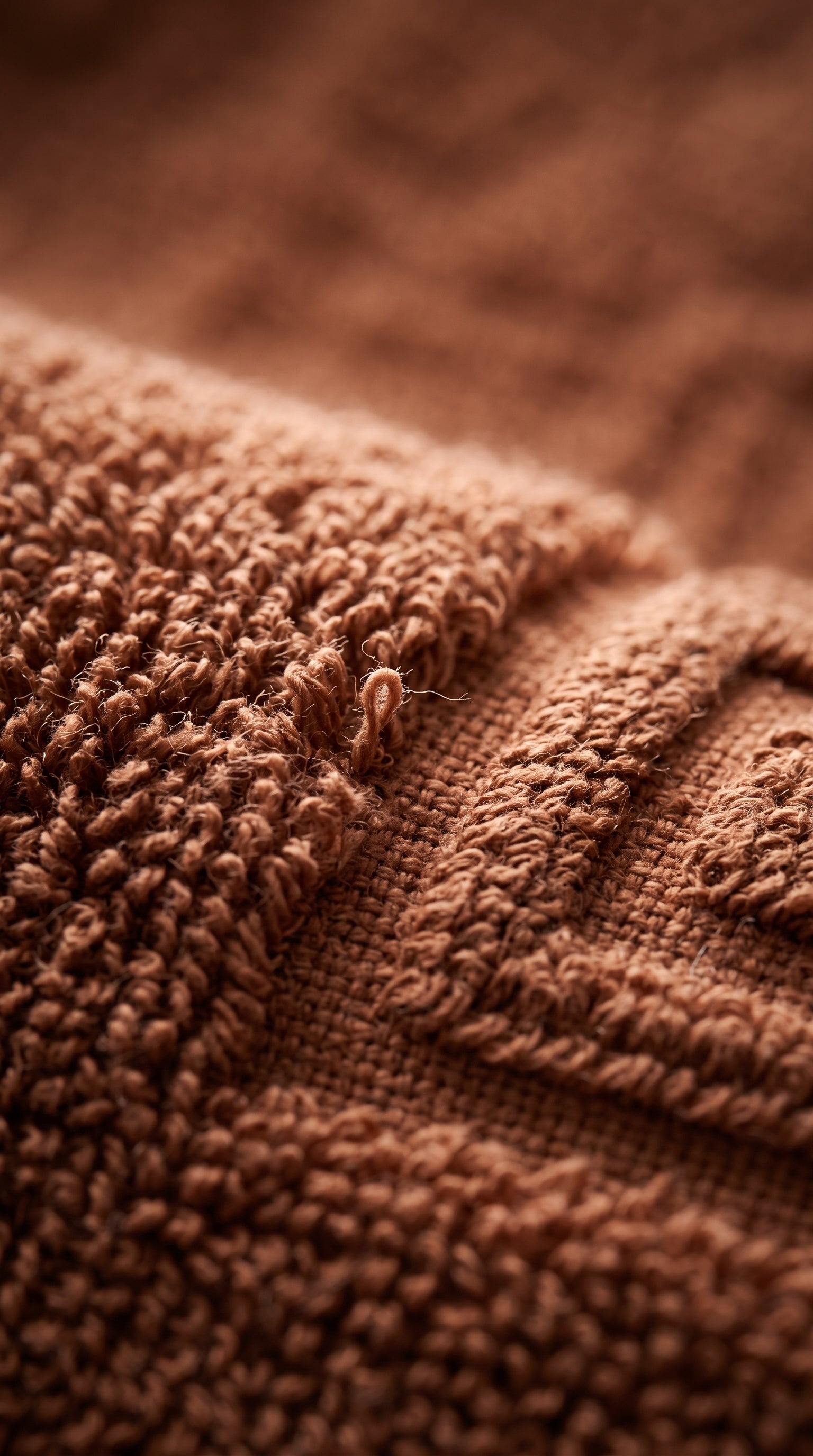 Rust Terracotta Cotton Bath Towel Set of 2 | 100% Cotton Absorbent Heavyweight Towels