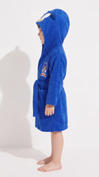 Sonic Hooded Kids Bathrobe – Royal Blue (Ages 4, 6, & 8)