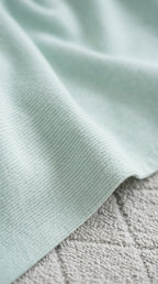 Textured Chevron Woven Cotton Blanket – Rich Brown All-Season Throw