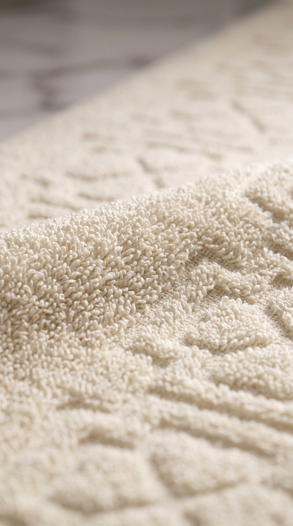 Ivory Cream Cotton Bath Towel Set of 2 | 100% Cotton Soft Absorbent Towels