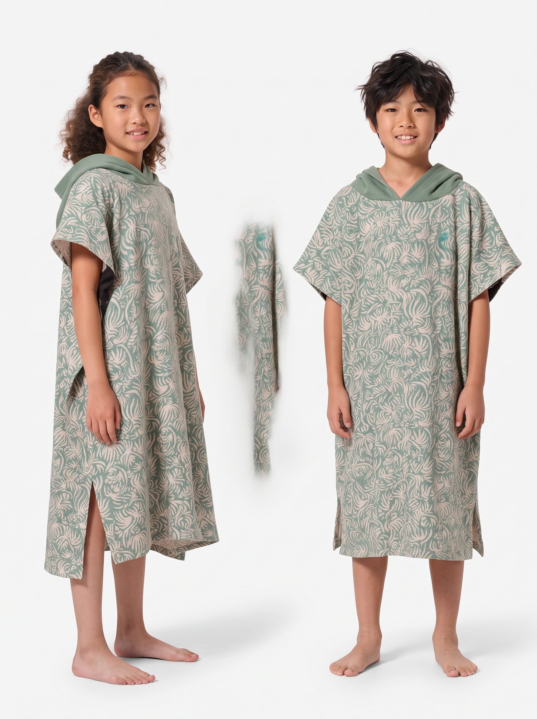 10 to 15 year Premium Cotton teen Ponchu – Quick Dry & Super Absorbent