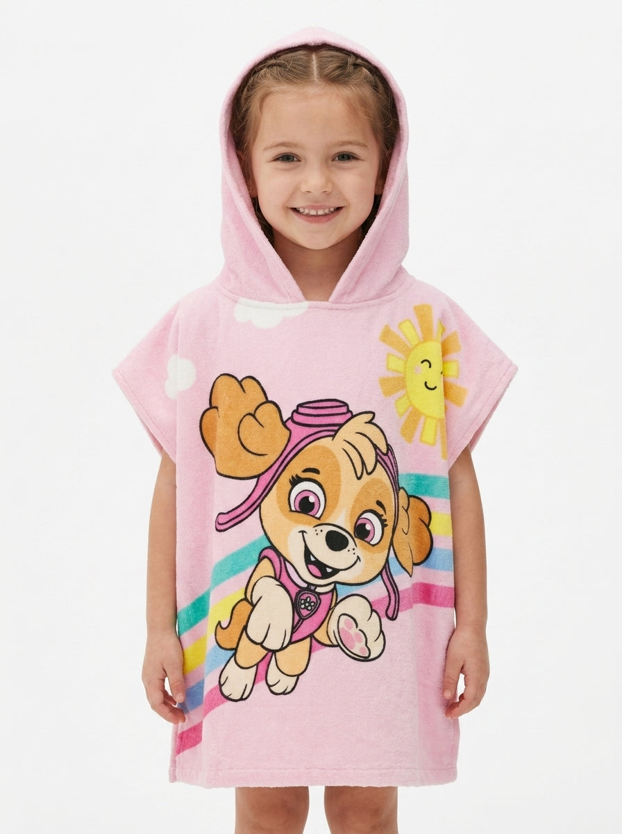 Popular design(kids wrap towel) poncho– Quick Dry & Super Absorbent
