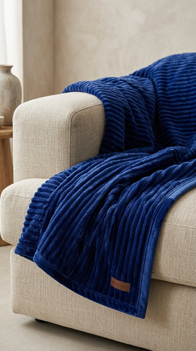 Luxury AC Fleece Blanket – Coral Fleece Double Bed Blanket