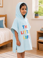 Beach & Surf Floral Hibiscus Hooded Poncho – Kids (2–3 Years)