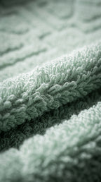 Sage Green Cotton Bath Towel Set of 2 | 100% Cotton Heavy Absorbent Towels