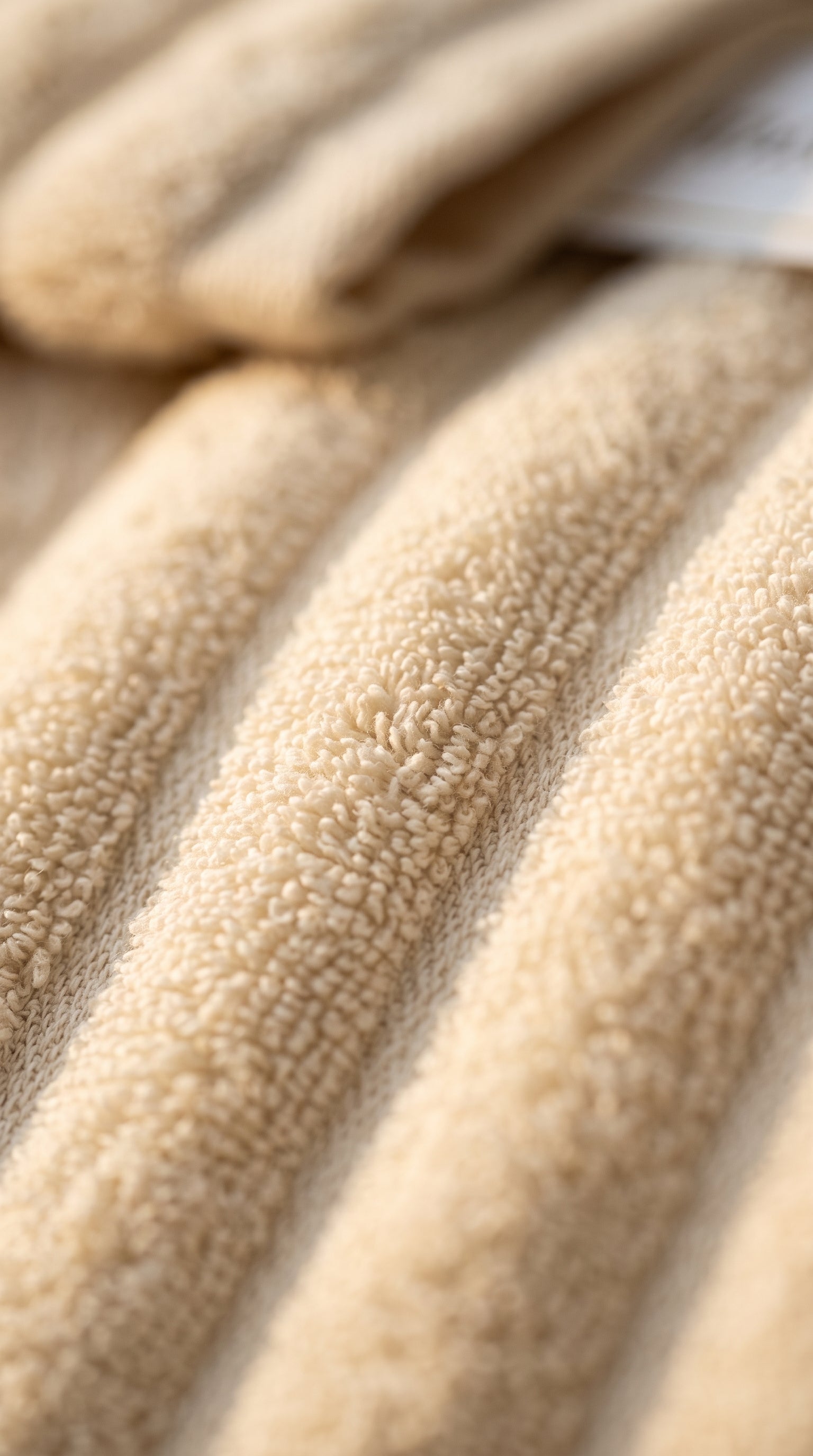Luxury 100% Cotton Towel Set of 3 | Soft Absorbent Bath, Hand & Sheet Towels – Beige