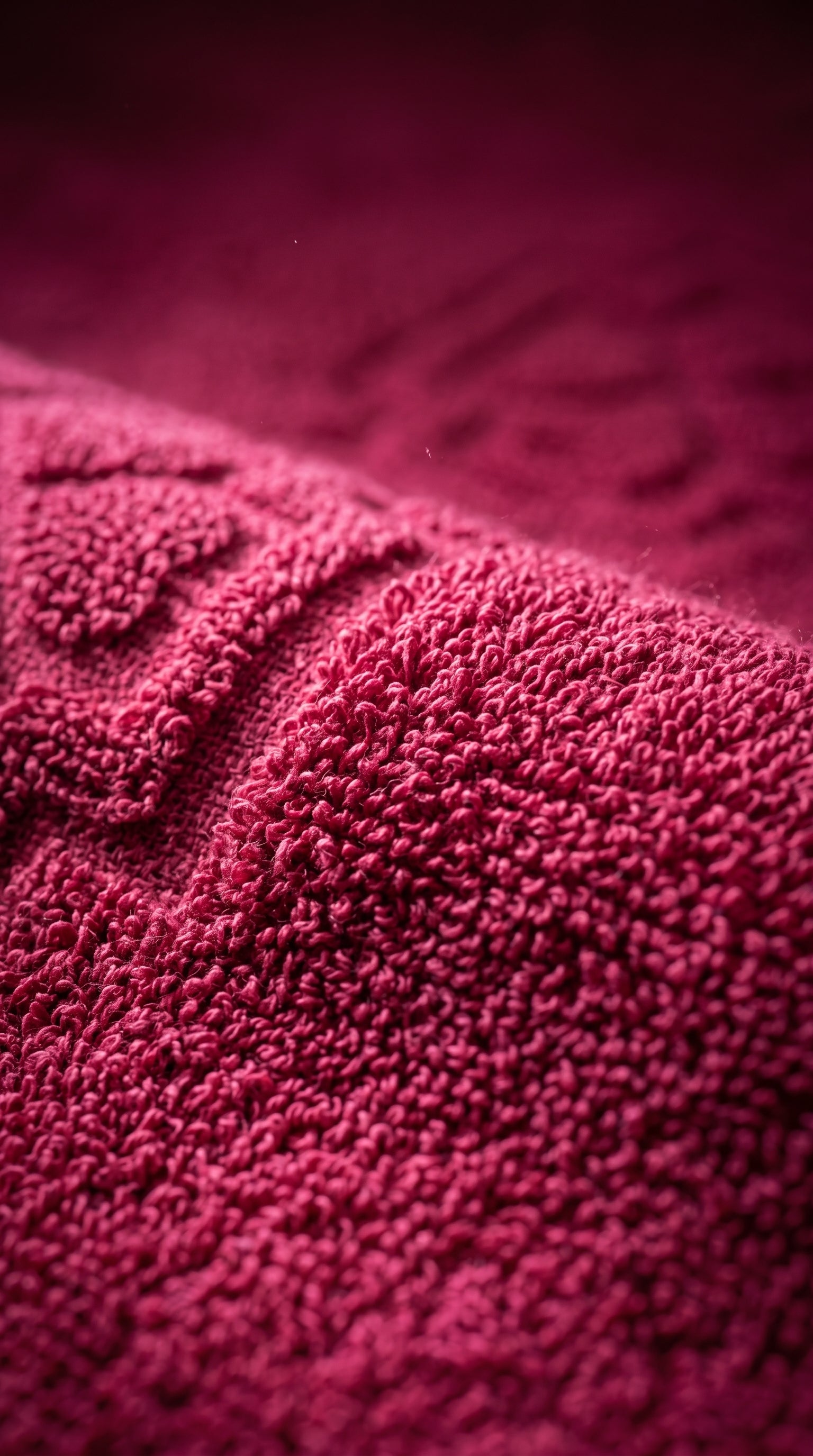 Magenta Pink Cotton Bath Towel Set of 2 | 100% Cotton Vibrant Absorbent Towels