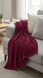 Luxury AC Fleece Blanket – Coral Fleece Double Bed Blanket