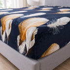 Micro Rich Cotton Double Bed Bedsheet Set - 93x96 |Premium Soft & Elegant Design | 2 Pillow Covers Included