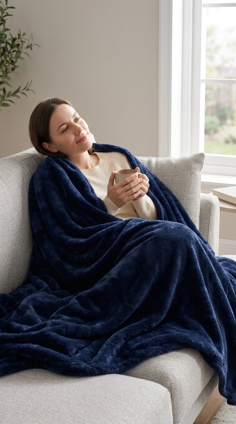 Soft and Cozy Green Fleece Throw Blanket for Ultimate Comfort