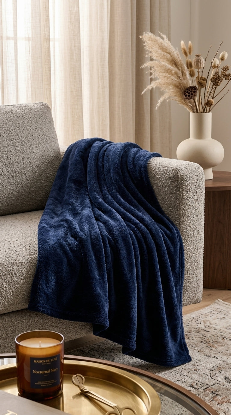 Soft and Cozy Green Fleece Throw Blanket for Ultimate Comfort