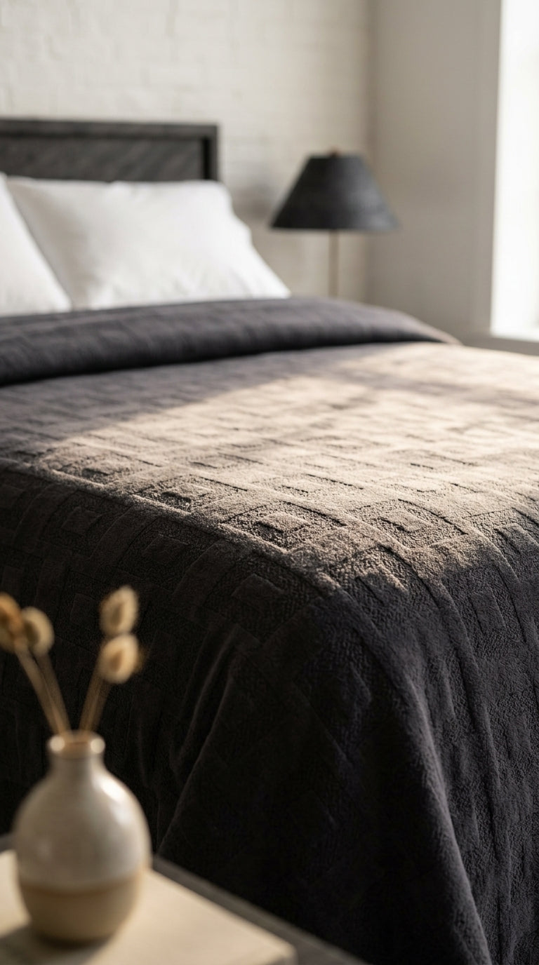 100% Cotton Cellular Thermal Blanket – Single Size (72x90 Inches)