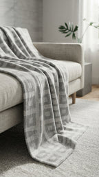 100% Cotton Cellular Thermal Blanket – Single Size (72x90 Inches)