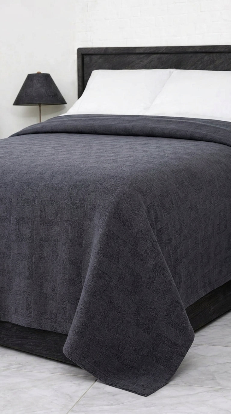 100% Cotton Cellular Thermal Blanket – Single Size (72x90 Inches)