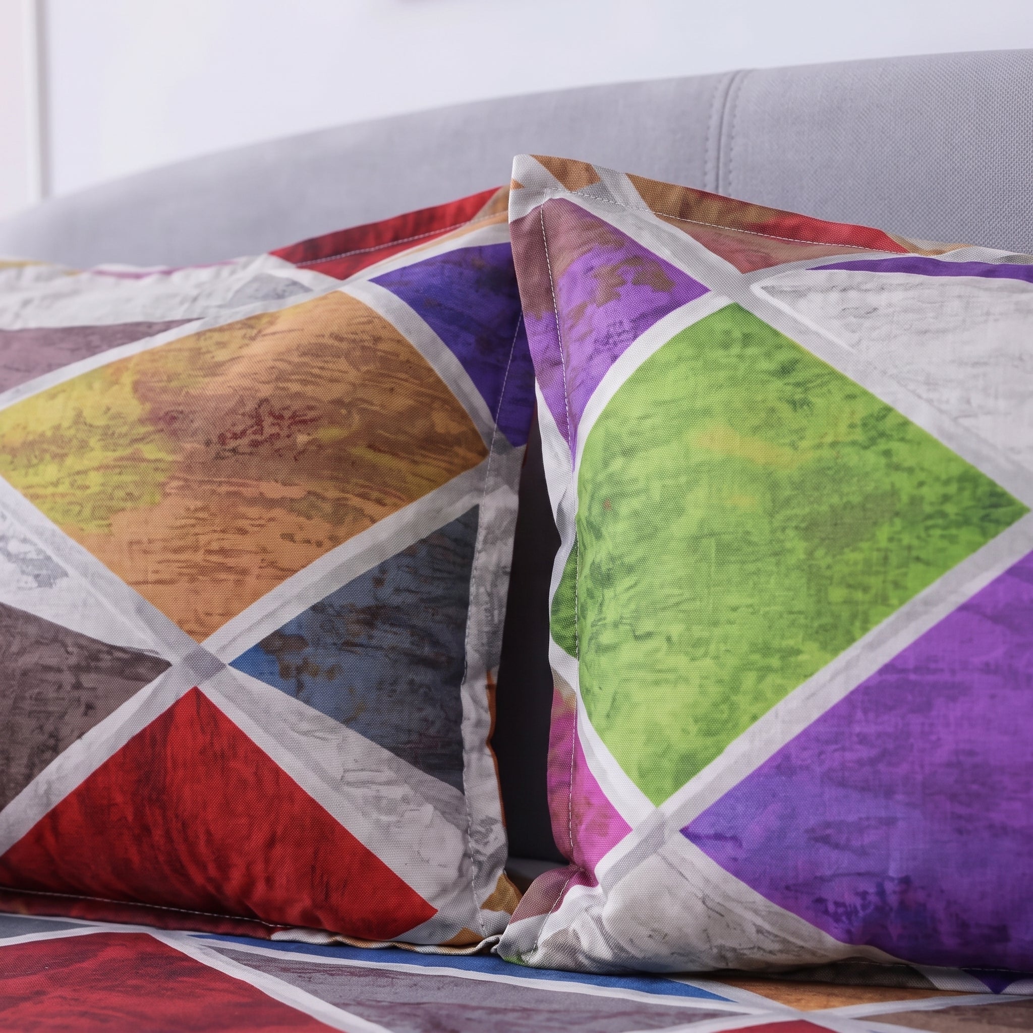 Micro Rich Cotton Double Bed Bedsheet Set - 93x96 |Premium Soft & Elegant Design | Includes 2 Pillow Covers