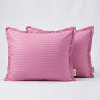 Rose Pink Fitted Bedsheet King Size | Premium Cotton