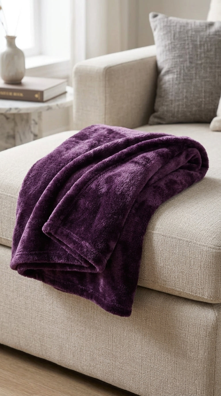 Soft and Cozy Green Fleece Throw Blanket for Ultimate Comfort