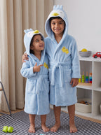Duckie Soft & Cozy Animal Hooded Bathrobes (Ages 1 to 2 Years)