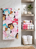 Kids Cute Animal Character Printed Towel - Soft & Absorbent Bath Towel