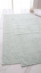 Sage Green Cotton Bath Towel Set of 2 | 100% Cotton Heavy Absorbent Towels