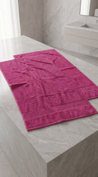 Magenta Premium Cotton Towel Set | Bath Towel & Hand Towel Combo, 100% Cotton