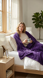 Luxury AC Fleece Blanket – Coral Fleece Double Bed Blanket