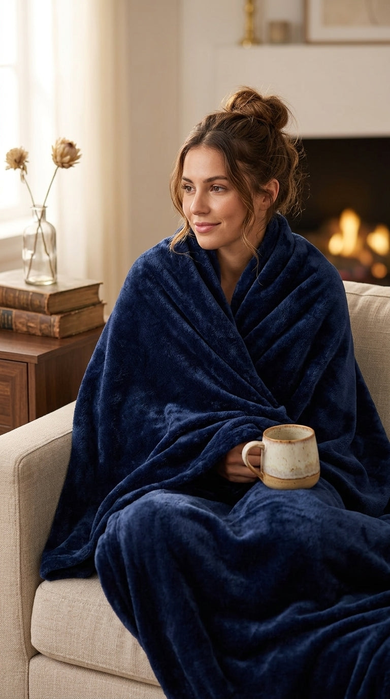 Soft and Cozy Green Fleece Throw Blanket for Ultimate Comfort