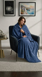Luxury AC Fleece Blanket – Coral Fleece Double Bed Blanket