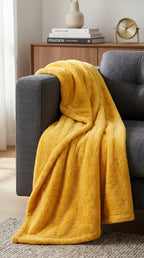Soft and Cozy Green Fleece Throw Blanket for Ultimate Comfort