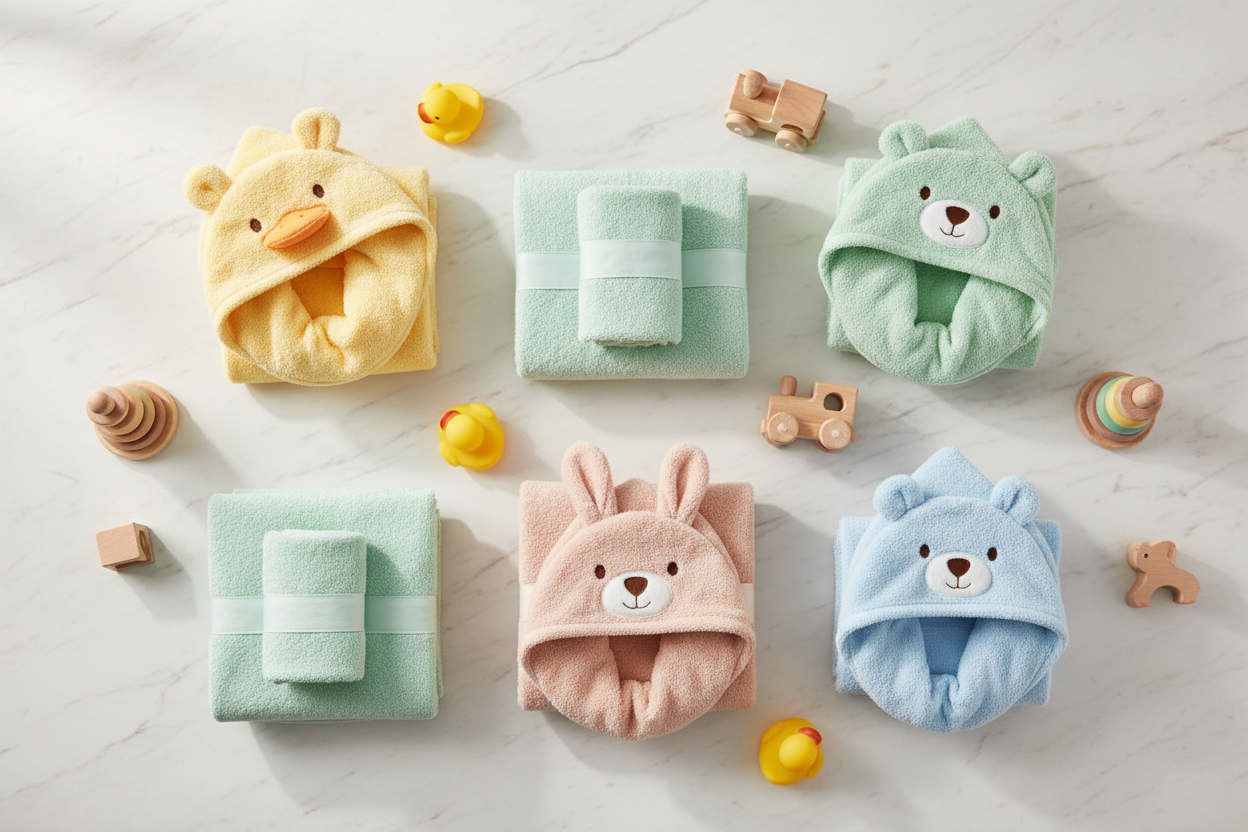 Anfalia Baby Towels Banner